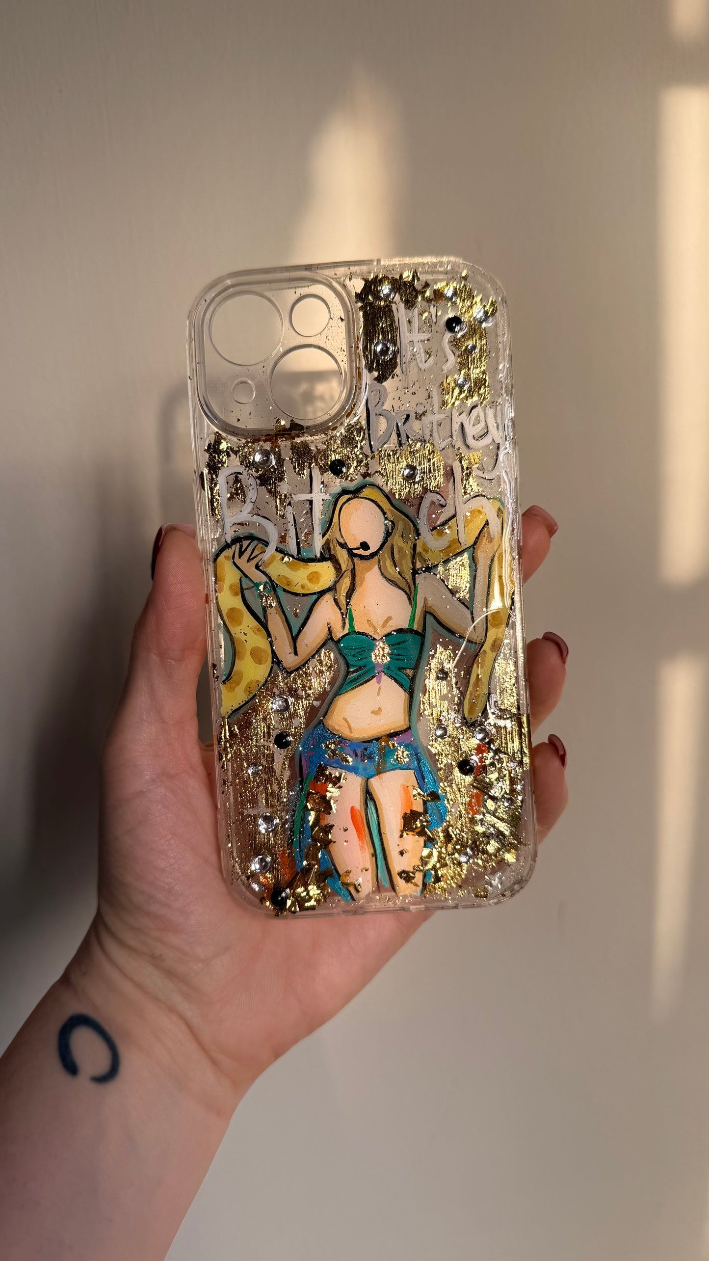 Funda Britney Personalizada con Brillos