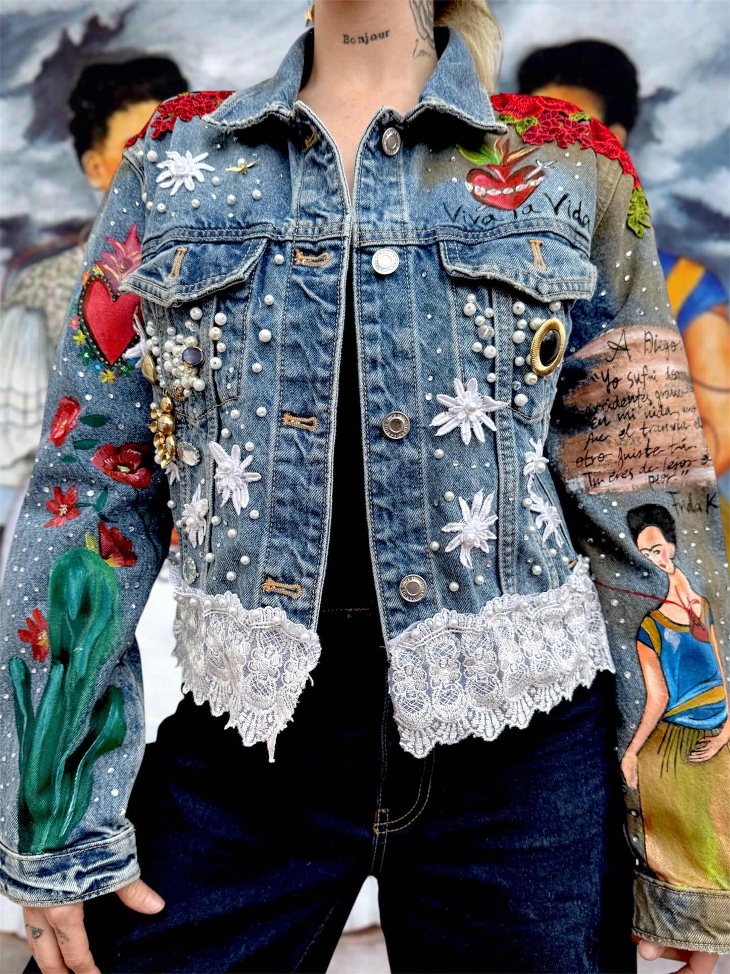 Chamarra de Frida Kahlo Diseño Edición Limitada 🫀