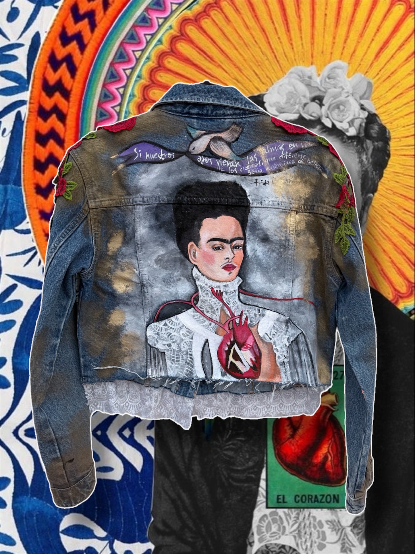 Chamarra de Frida Kahlo Diseño Edición Limitada 🫀