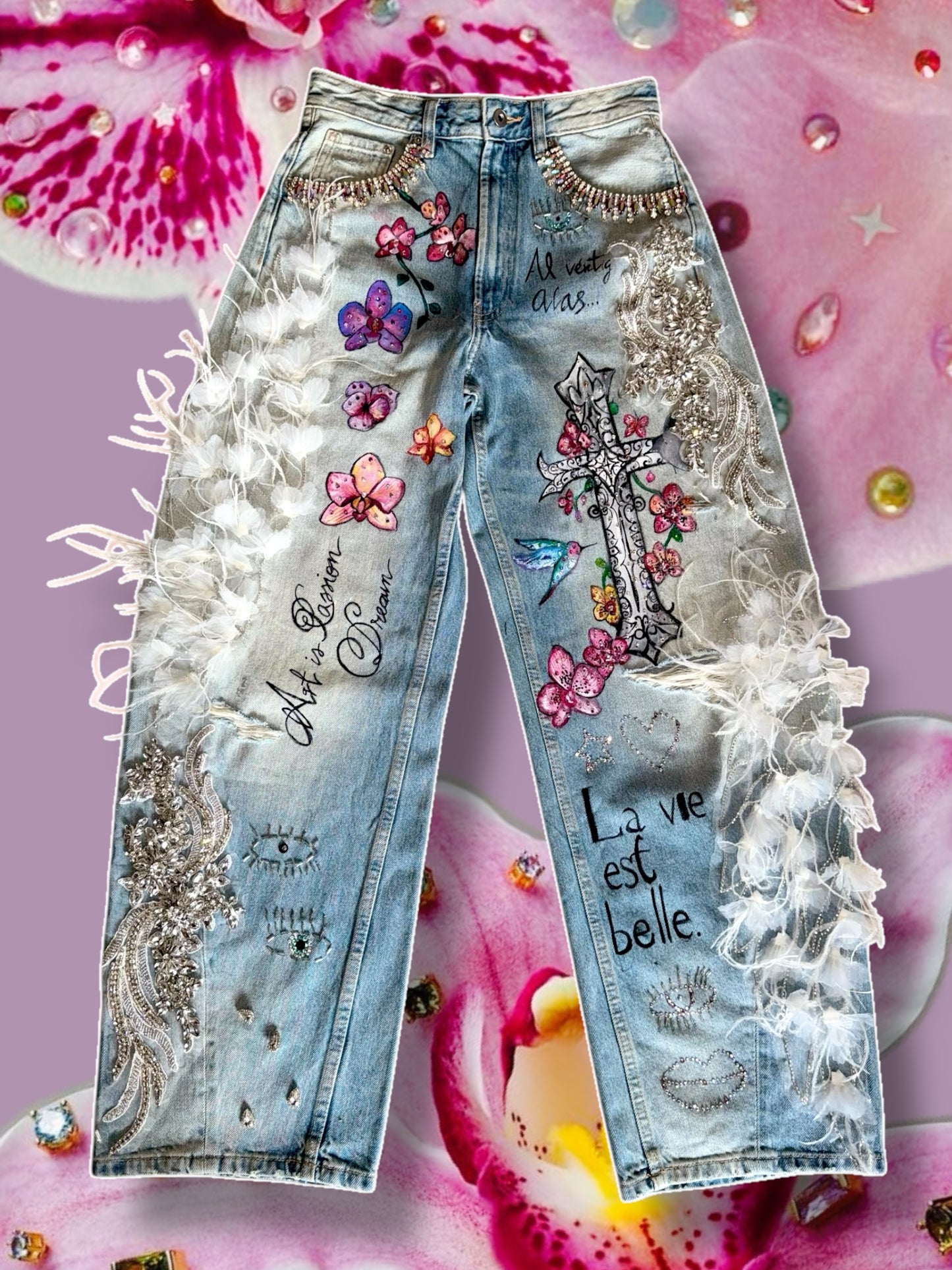 Art is a garden Dream Jeans Zara🤍✨