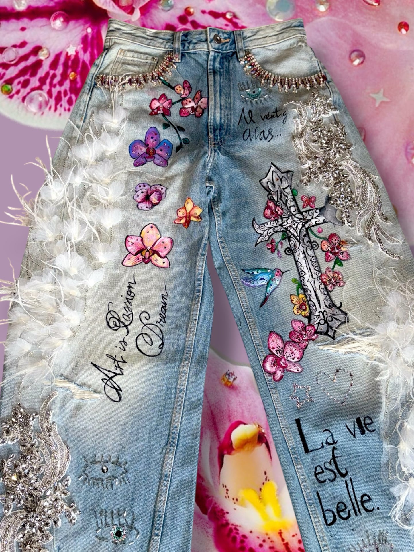 Art is a garden Dream Jeans Zara🤍✨
