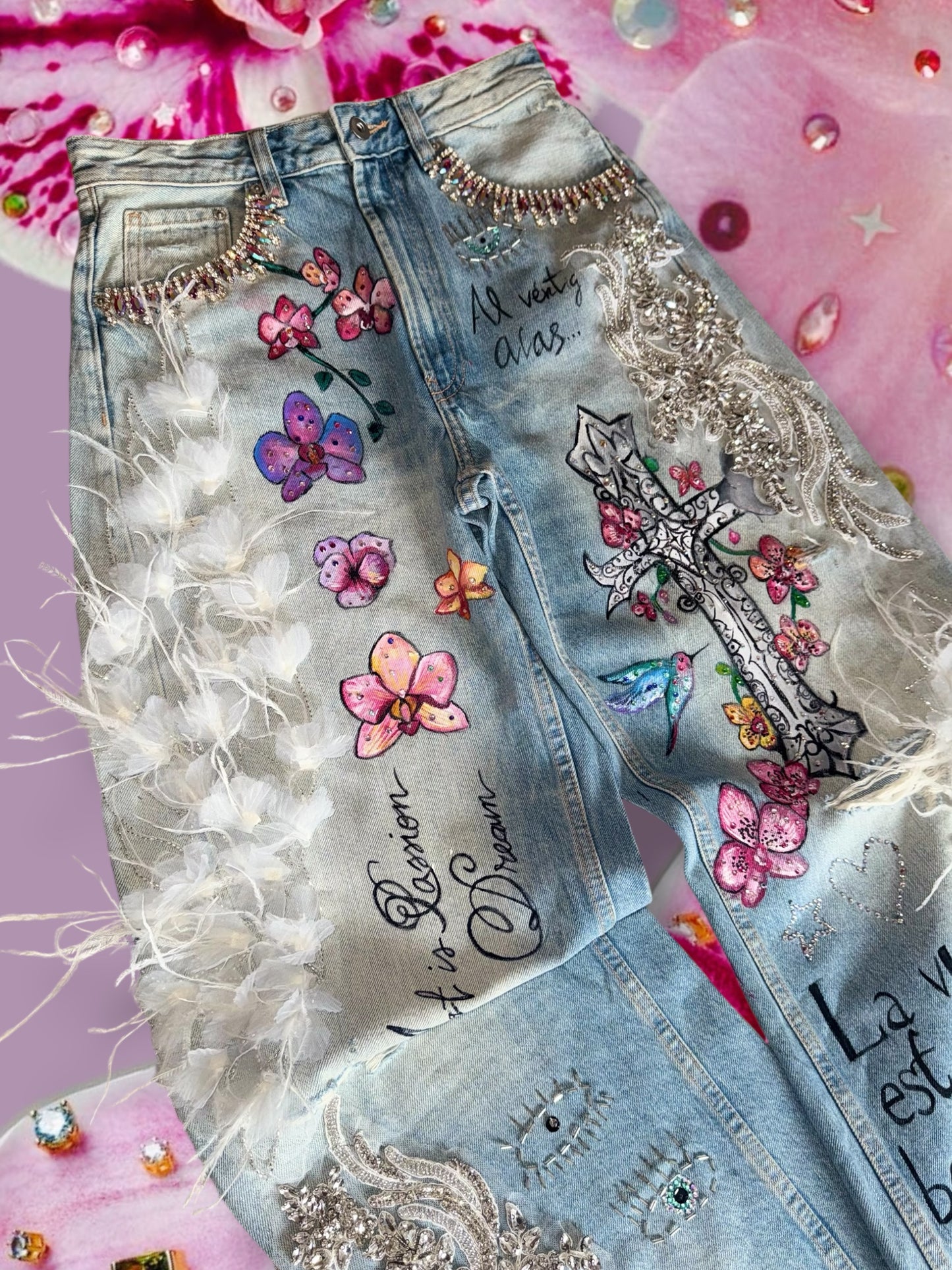 Art is a garden Dream Jeans Zara🤍✨